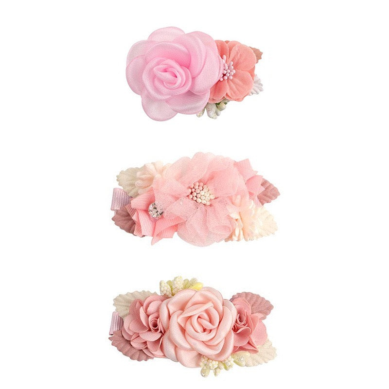 Children's Flower Barrettes