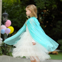 Princess Cloak Cape Lake Star Blue