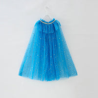 Princess Cloak Cape Star Blue