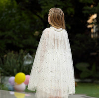 Princess Cloak Cape Star White