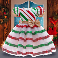 Embroidered Lace Princess Christmas Candy Dresses