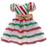 Embroidered Lace Princess Christmas Candy Dresses