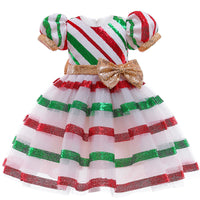 Embroidered Lace Princess Christmas Candy Dresses