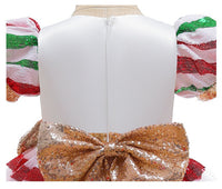 Embroidered Lace Princess Christmas Candy Dresses