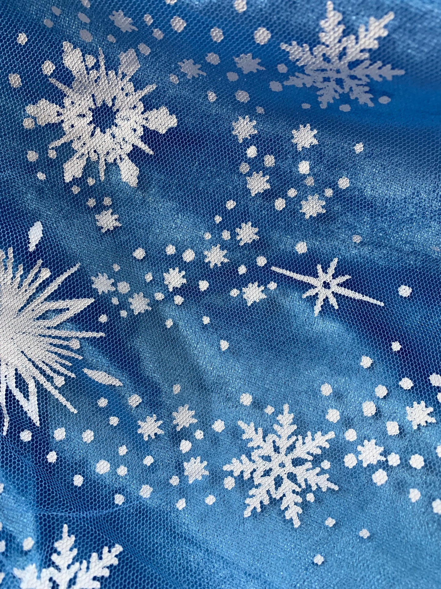 Princess Winter Cloak Cape Star Blue