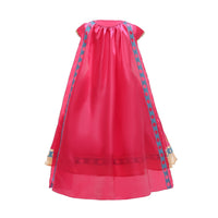 Girls Princess Costume Jasmine Aladdin Fancy Twinkle Rose Red Traditional Dancing Dresses