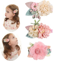 Children's Flower Barrettes