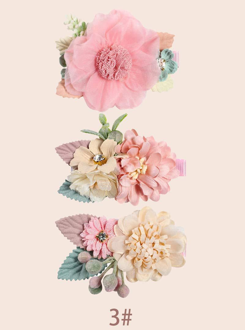 Children's Flower Barrettes