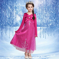 Elegant and Luxurious Frozen Elsa Princess Dresses Pink