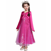 Elegant and Luxurious Frozen Elsa Princess Dresses Pink