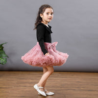 Girls Tutu Skirt Red Bean Paste