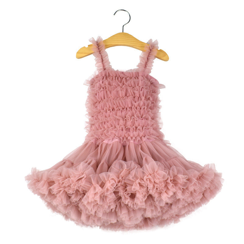 Siamese Tutu Dress Red Bean Paste