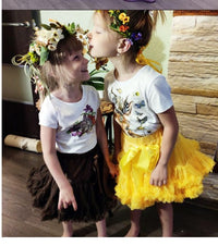 Girls Tutu Skirt Yellow