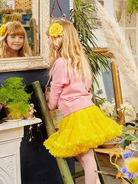 Girls Tutu Skirt Yellow