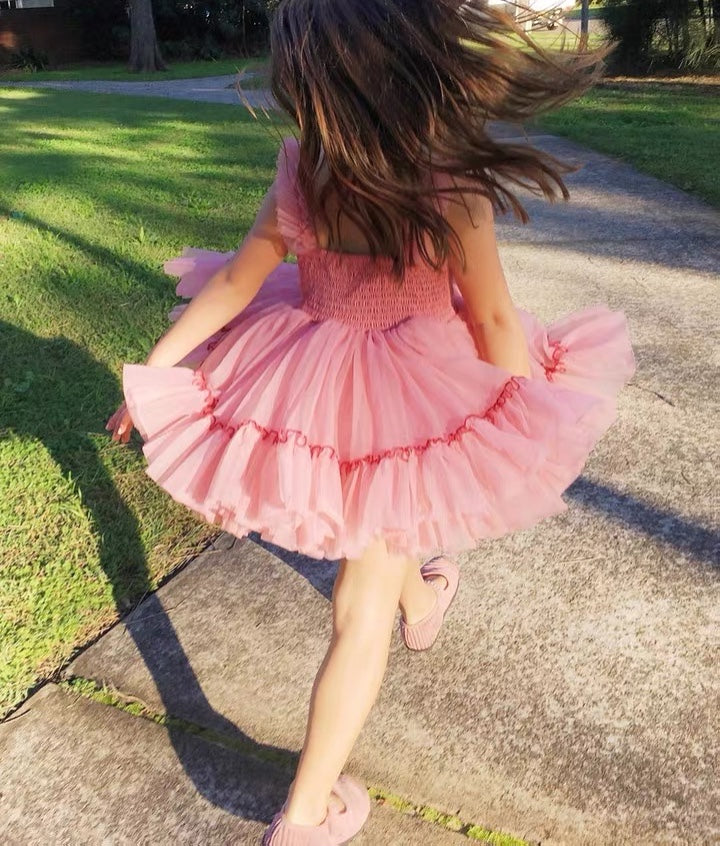 Siamese Tutu Dress Watermelon Pink