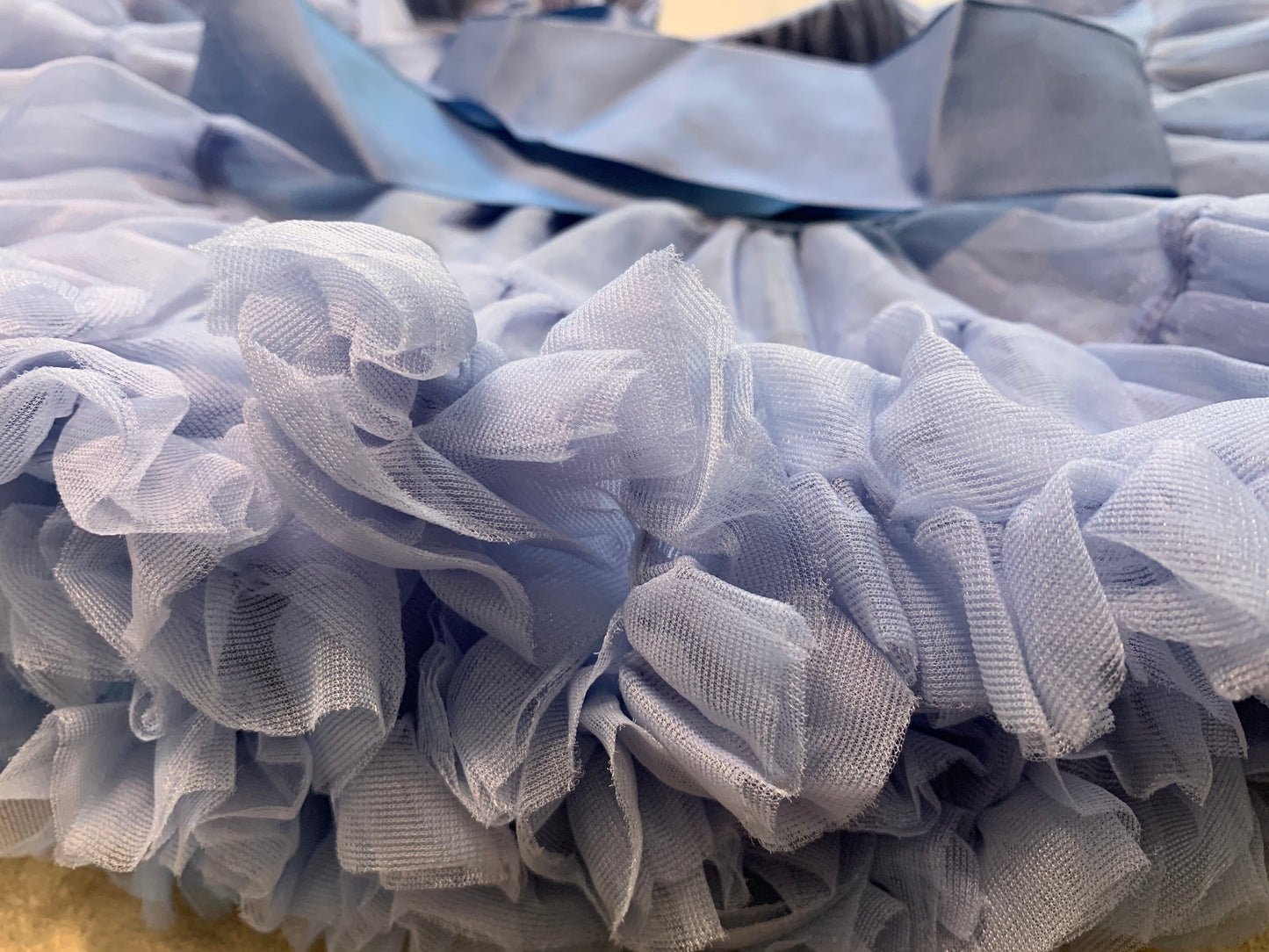 Girls Tutu Skirt Grey Blue