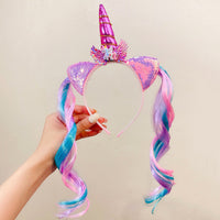 Unicorn Easter Cosplay Hairpin With Colourful Wig