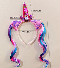 Unicorn Easter Cosplay Hairpin With Colourful Wig