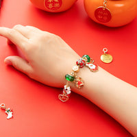 Christmas Blind Box Girls Toys Charm Bracelet Jewelry Gift Set