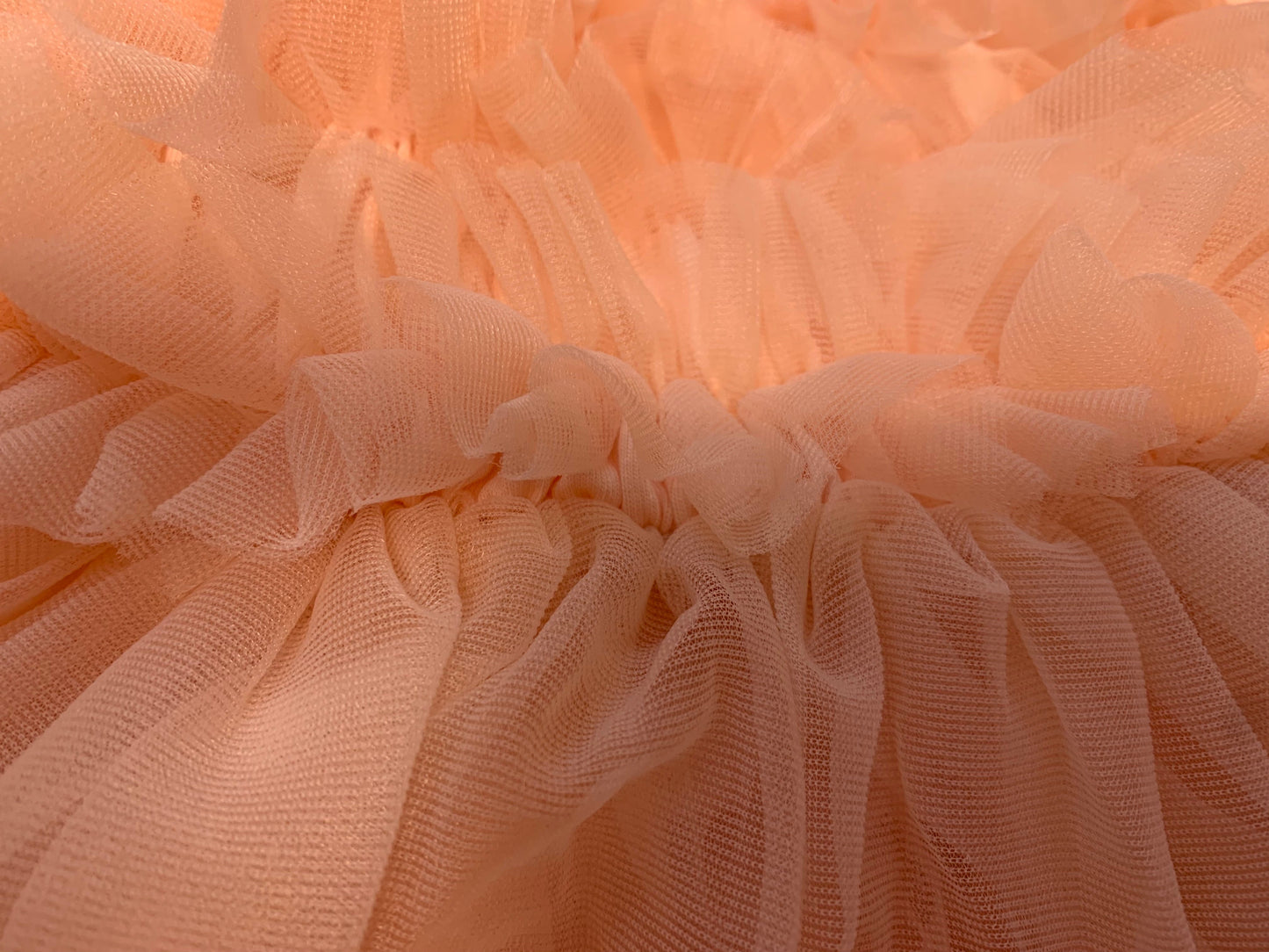 Siamese Tutu Dress Peach With Watermelon Red Edge