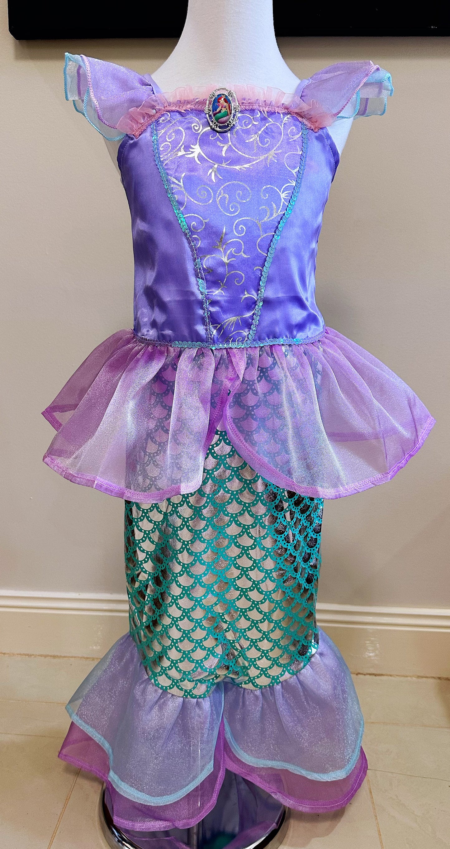 Embroidered Lace Mermaid Princess Dresses Style4