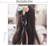 Children's Hair Accessories Colourful Wig With Hairpin