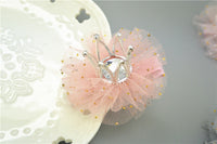 Three-dimensional Diamond Pearl Lace Crown Hairpin 1