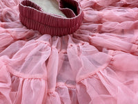 Girls Tutu Skirt Two Sides Double Fluffy Red Bean Paste