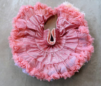 Girls Tutu Skirt Two Sides Double Fluffy Rainbow Pink