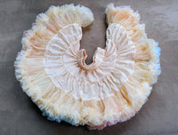 Girls Tutu Skirt Two Sides Double Fluffy Ice Cream