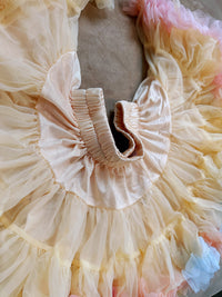 Girls Tutu Skirt Two Sides Double Fluffy Ice Cream