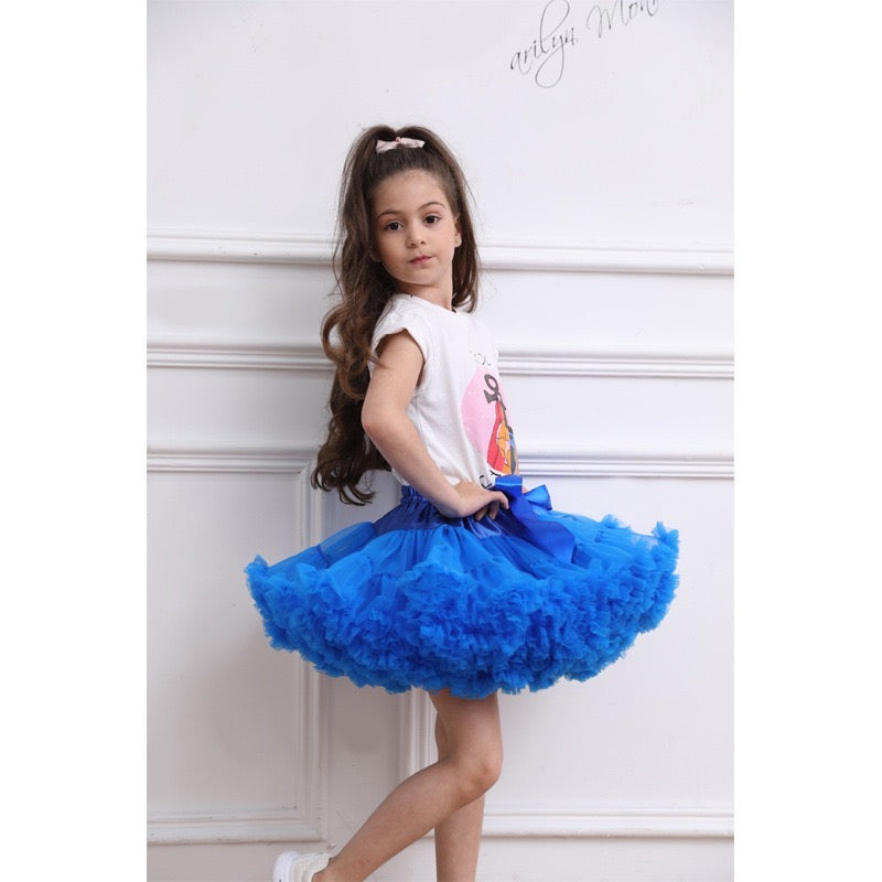 Girls Tutu Skirt Royal Blue