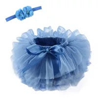 Tutu Skirt For Baby Grey Blue