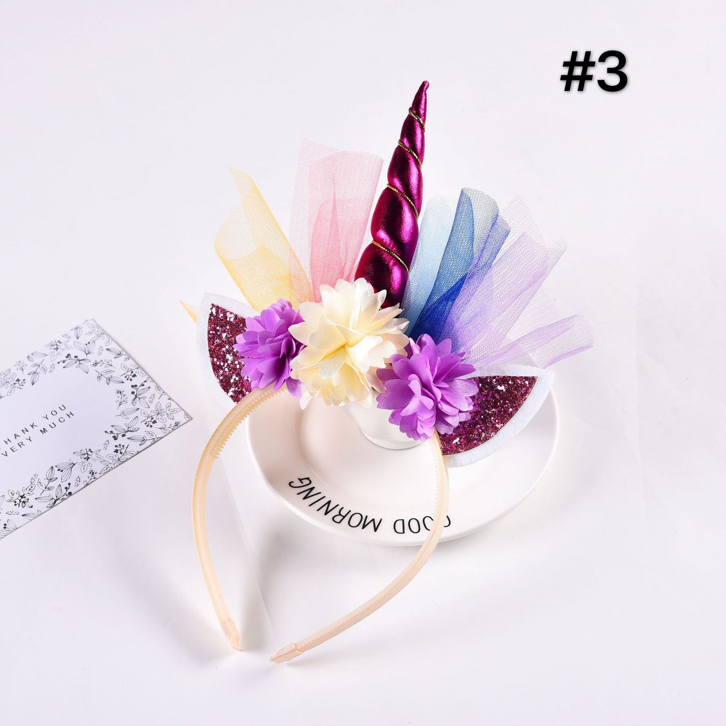 Unicorn Easter Cosplay Tiara Hairpin