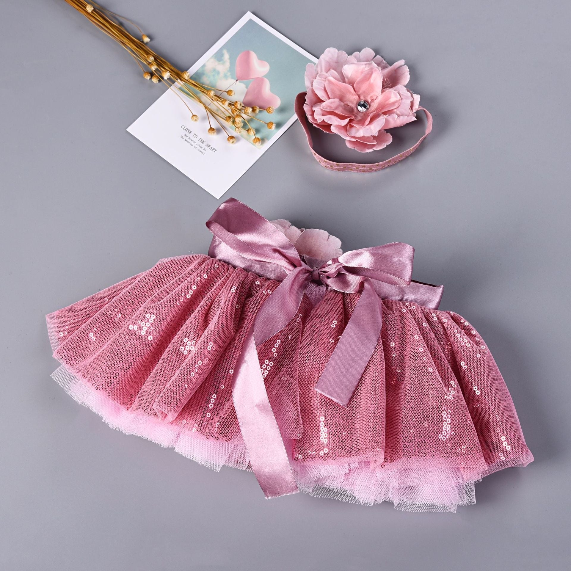 Girls Tutu Skirt Shining Pink