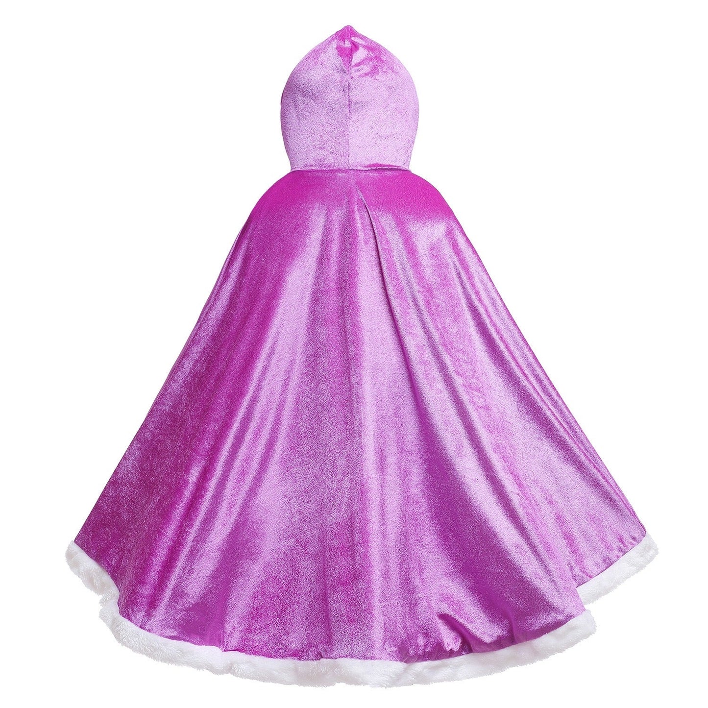 Princess Winter Cloak Cape Purple