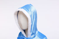 Princess Winter Cloak Cape Blue