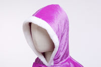 Princess Winter Cloak Cape Purple