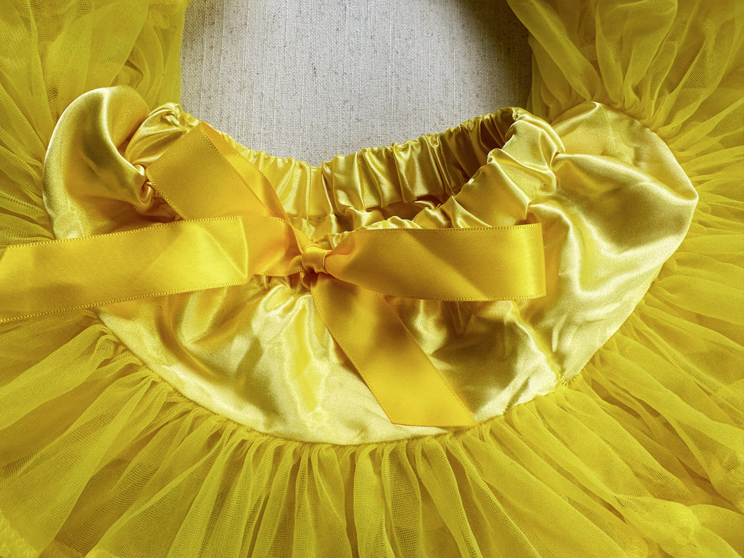 Girls Tutu Skirt Yellow