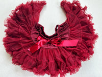 Girls Tutu Skirt Dark Red