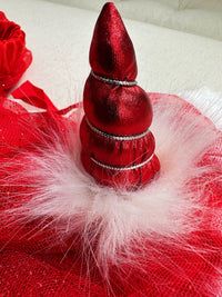 Girls Tutu Skirt Little Santa