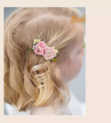 Children's Flower Barrettes