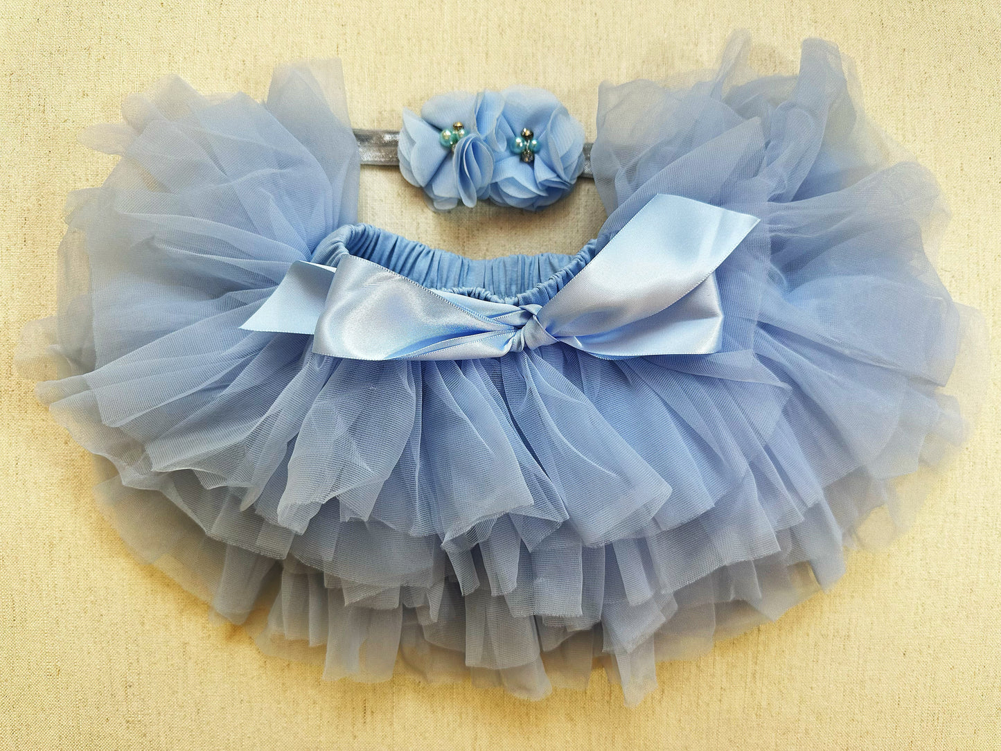 Tutu Skirt For Baby Sky Blue