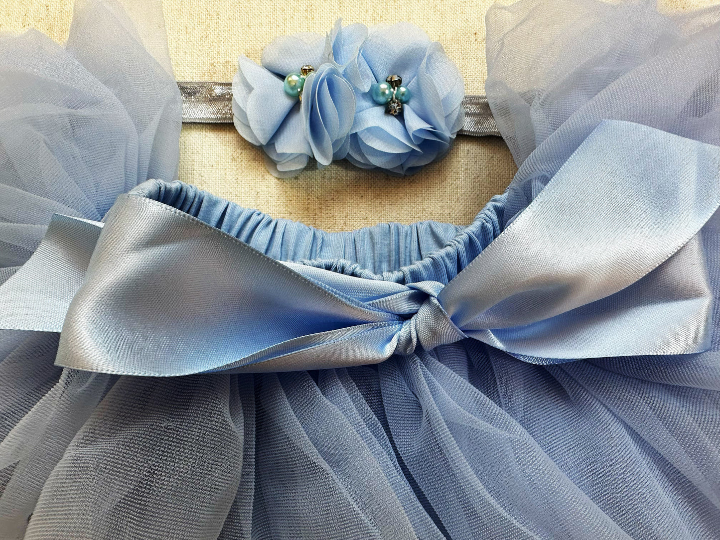 Tutu Skirt For Baby Sky Blue