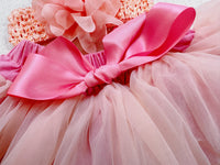 Tutu Skirt For Baby Pink With Peach