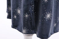 Princess Winter Cloak Cape Navy Star Blue