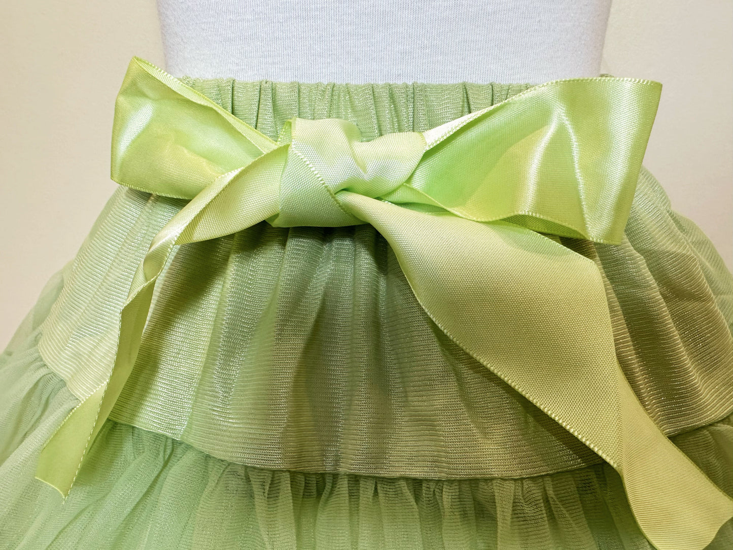 Girls Tutu Skirt Avocado Green