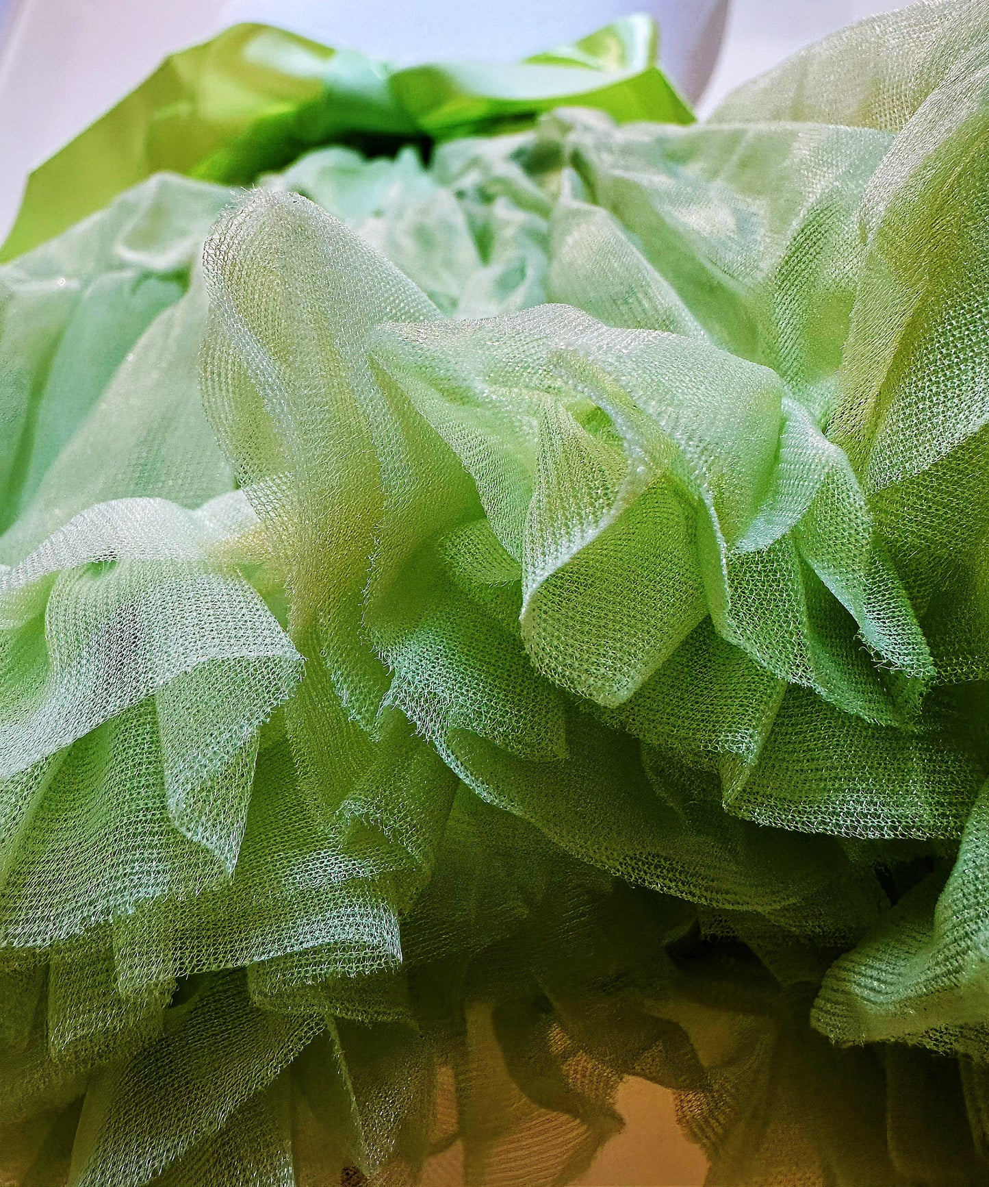 Girls Tutu Skirt Avocado Green