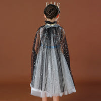 Princess Cloak Cape Star Black