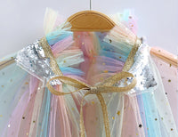 Princess Cloak Cape Light Rainbow